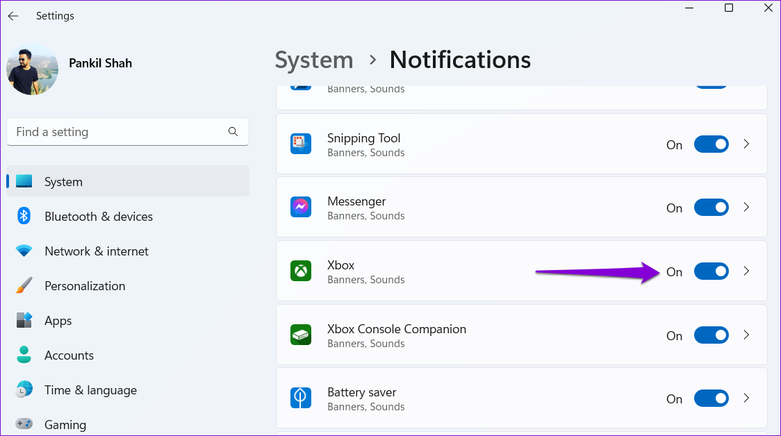 أفضل 7 طرق لإصلاح عدم عمل إشعارات تطبيق Xbox على Windows - %categories