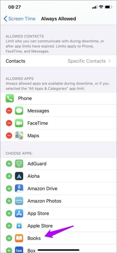 كيفية استبعاد واستثناء التطبيقات من Screen Time في iPhone و iPad - %categories