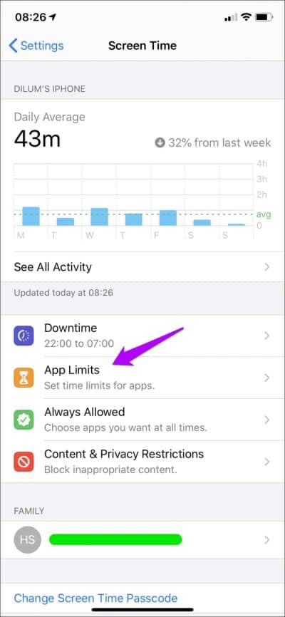 كيفية استبعاد واستثناء التطبيقات من Screen Time في iPhone و iPad - %categories