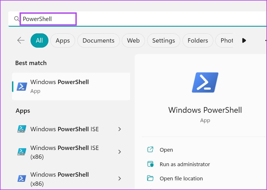 Find-PID-Using-Powershell-1 أفضل 5 طرق للعثور على معرف عملية التطبيق في Windows 11