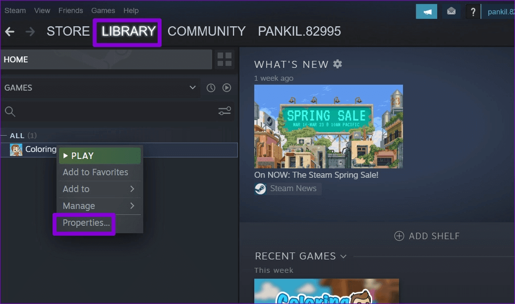 Game-Properties-in-Steam-1 أفضل 10 طرق لإصلاح استمرار تعطل Steam على Windows 11