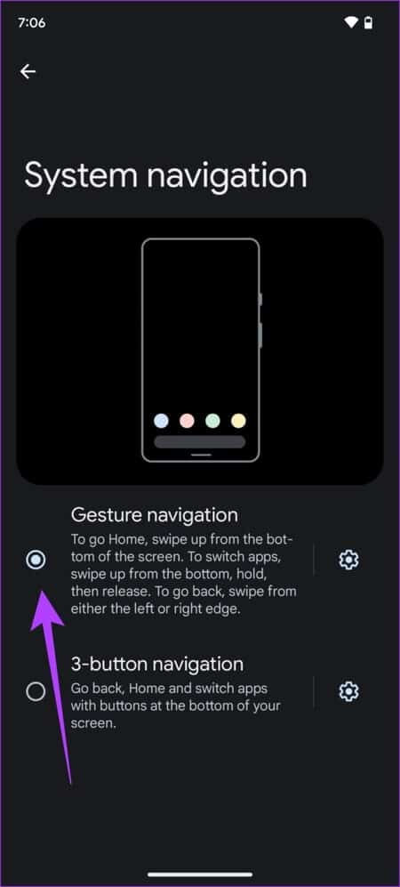 Gesture-navigation-693x1536-1 كيفية استخدام وضع التصفح بيد واحدة على iPhone و Android