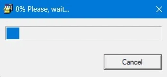 Git-Bash-Windows11-Extracting-Percent-Portable-Version.jpg كيفية تثبيت Git و Git Bash في Windows