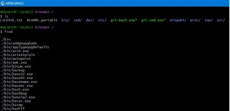 Git-Bash-Windows11-Portable-Version-Open-800x387.jpg كيفية تثبيت Git و Git Bash في Windows