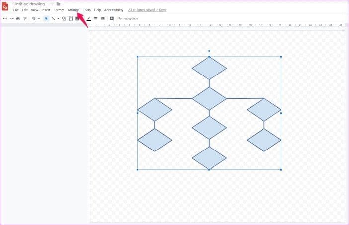 Group-Items-Google-Drawings-3_4d470f76dc99e18ad75087b1b8410ea9 كيفية تجميع العناصر في Google Drawings