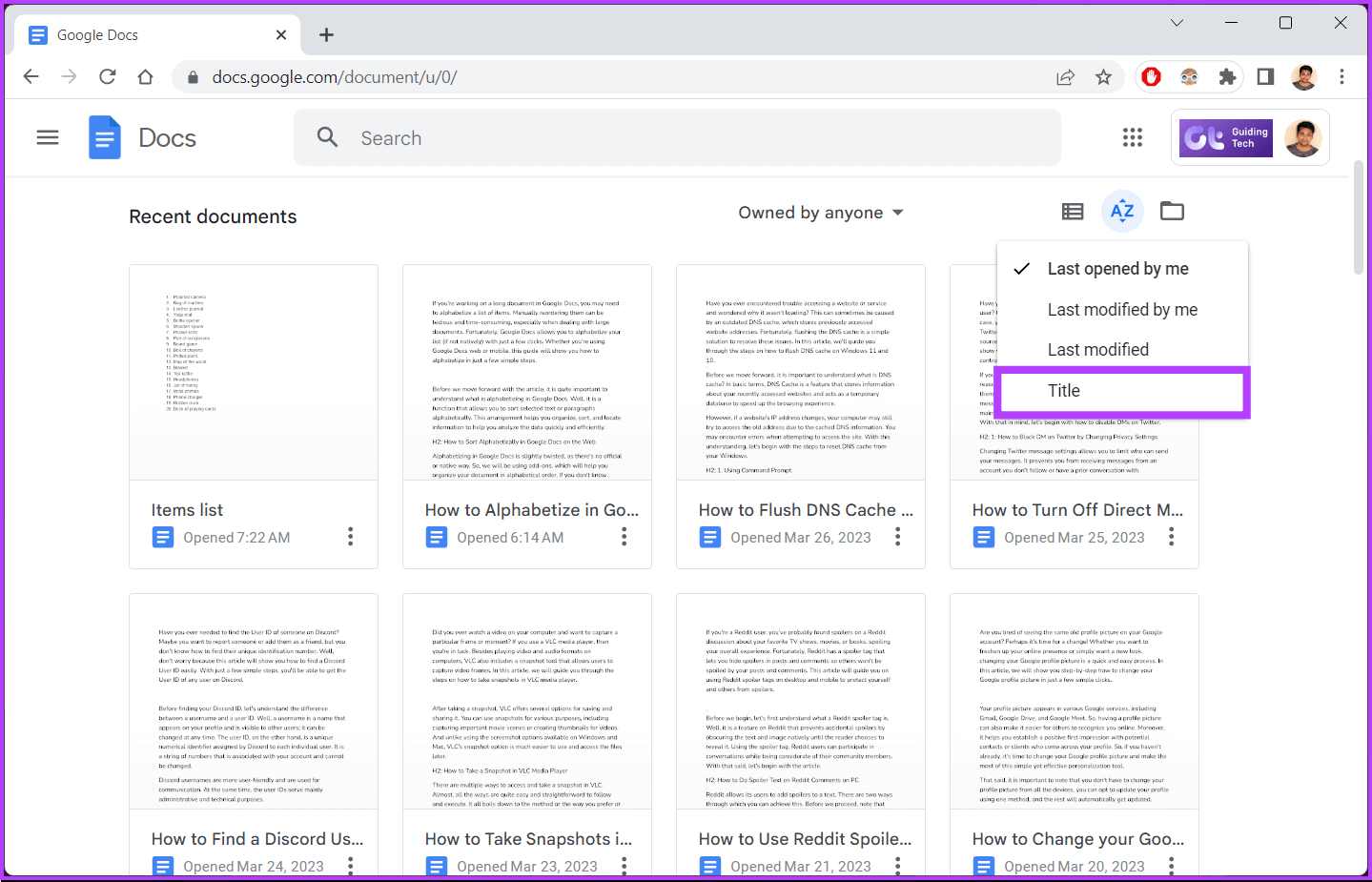 كيفية الترتيب الأبجدي في Google Docs‍ على الويب والجوال - %categories