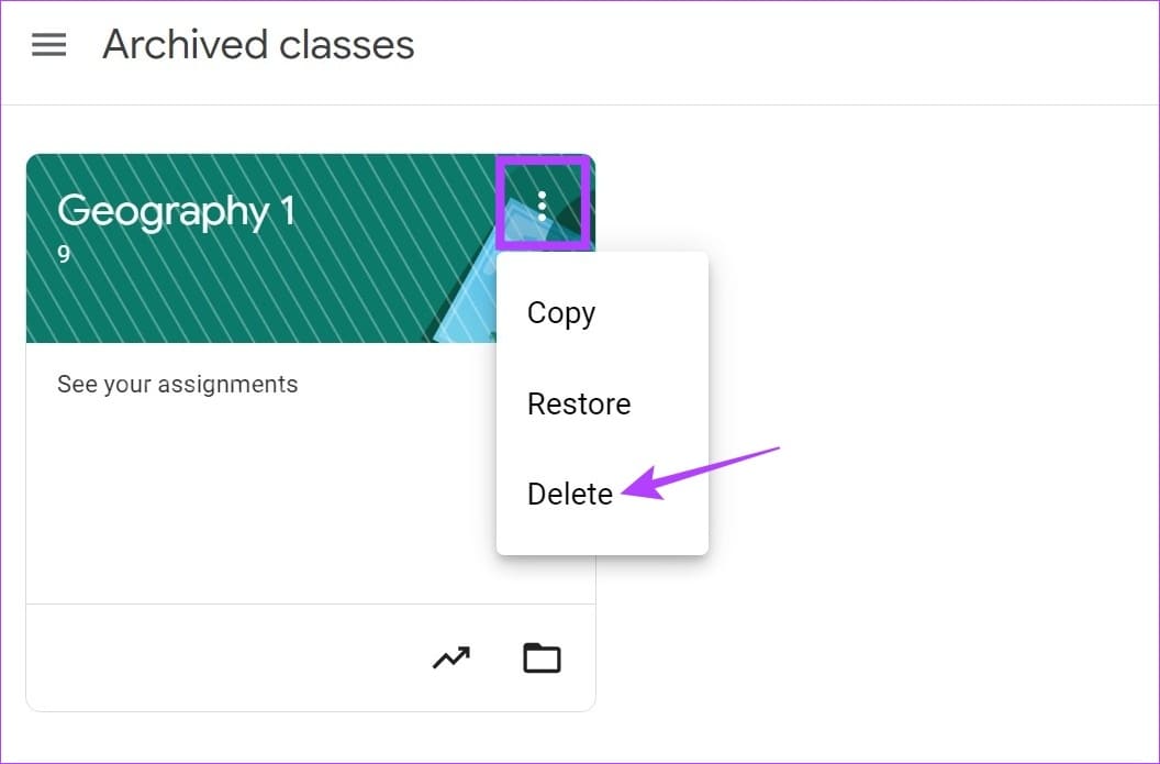 كيفية أرشفة فصل دراسي أو حذفه في Google Classroom - %categories