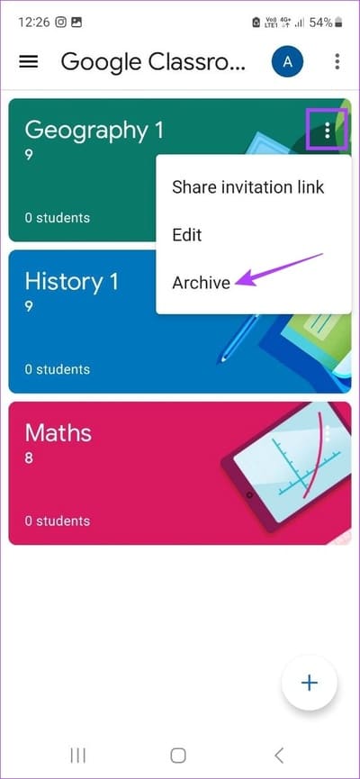 كيفية أرشفة فصل دراسي أو حذفه في Google Classroom - %categories