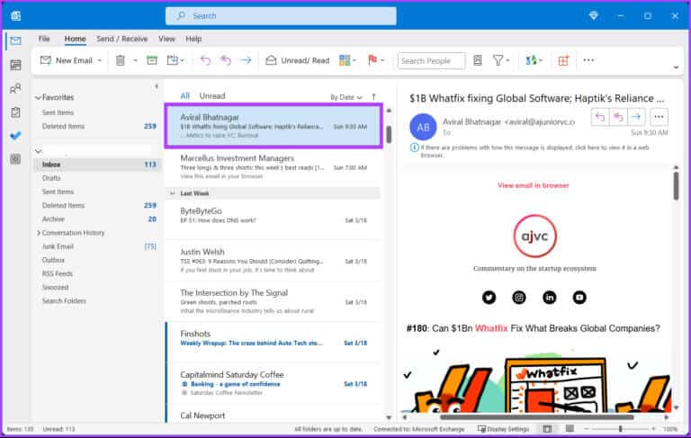 كيفية تنزيل رسائل البريد الإلكتروني من Outlook على الويب وسطح المكتب والجوال - %categories