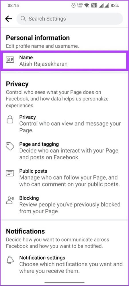 How-to-Change-Your-Name-and-Username-on-Facebook_16-694x1536-1 كيفية تغيير اسمك واسم المستخدم على Facebook