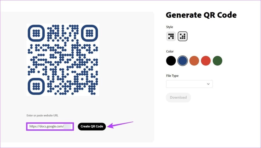 How-to-Create-a-QR-Code-for-Google-Docs-6-1024x581-1 3 طرق سهلة لإنشاء رمز الاستجابة السريعة لـ Google Docs