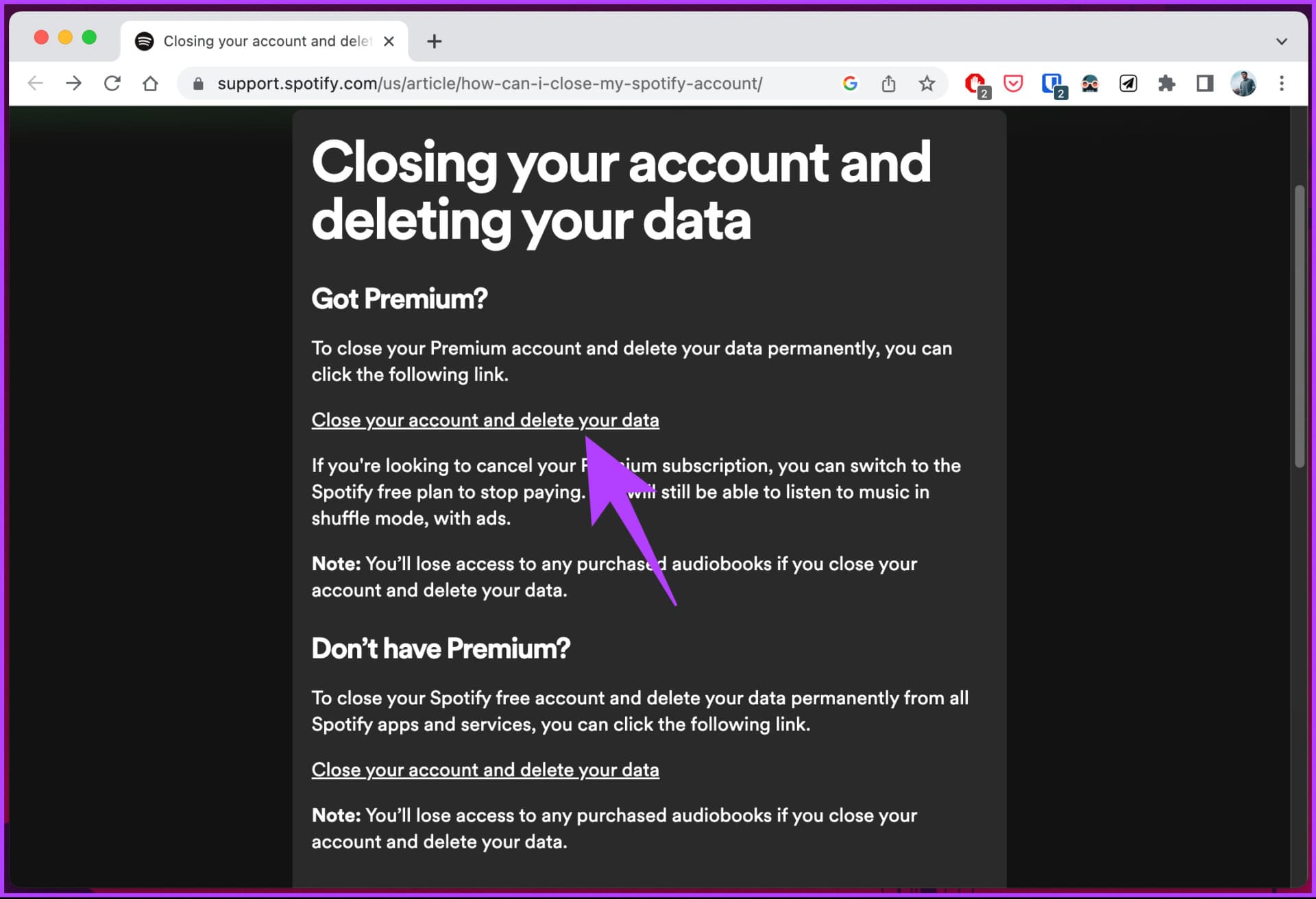 How-to-Delete-Spotify-Account_10 كيفية حذف حسابك Spotify على تطبيق سطح المكتب أو الهاتف المحمول