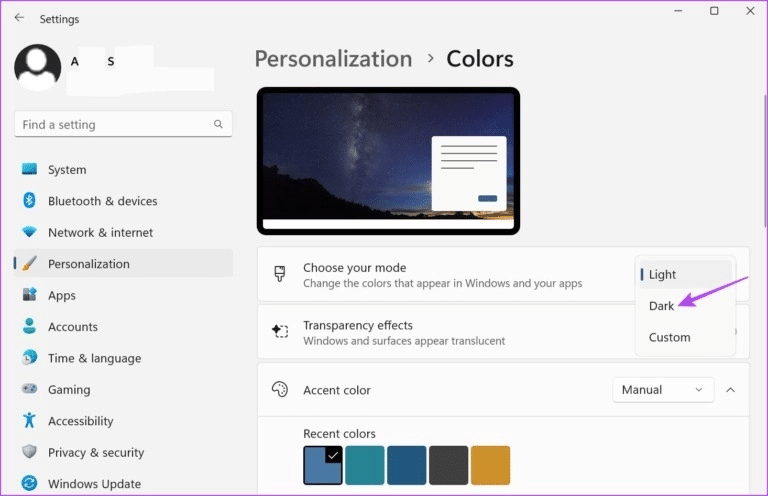 How-to-Enable-Dark-Mode-in-Windows-11-4-768x496-1 أفضل 3 طرق لتمكين الوضع الداكن في Windows 11