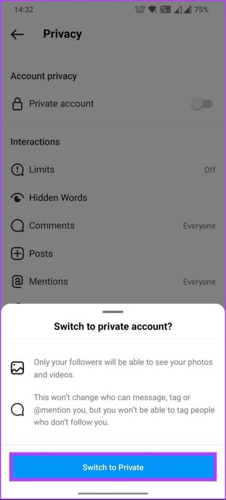 How-to-Hide-Posts-From-Someone-on-Instagram_13-463x1024-1 3 طرق سهلة لإخفاء المنشورات عن شخص ما على Instagram