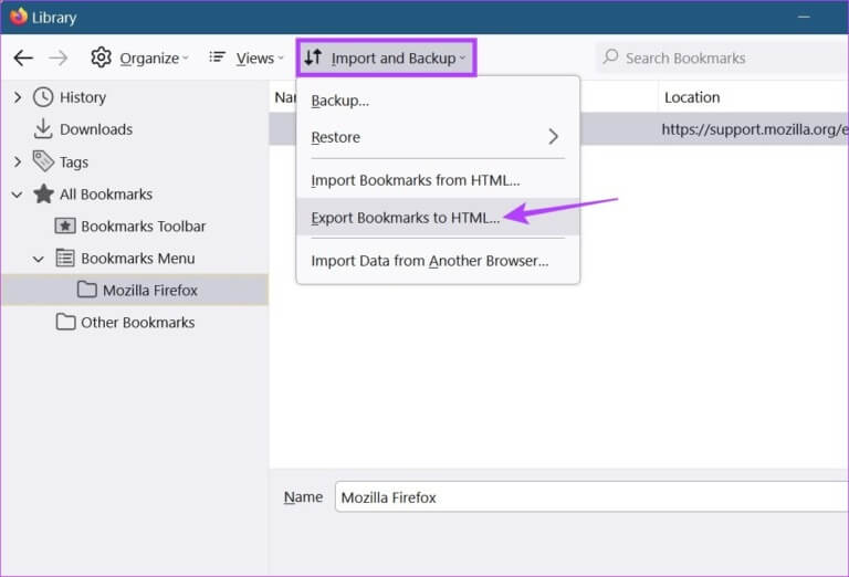 How-to-Import-or-Export-Firefox-Bookmarks-4-768x522-1 كيفية استيراد أو تصدير الإشارات المرجعية في Firefox