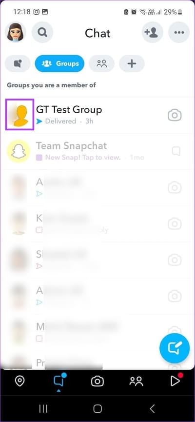 كيفية إجراء محادثة جماعية على تطبيق Snapchat في Android و iOS - %categories