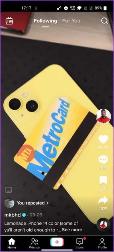 How-to-Repost-and-Undo-Repost-on-TikTok_10-463x1024-1 كيفية إعادة النشر والتراجع عن إعادة النشر على TikTok