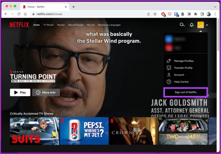 كيفية تسجيل الخروج من Netflix من التلفزيون وسطح المكتب والجوال - %categories