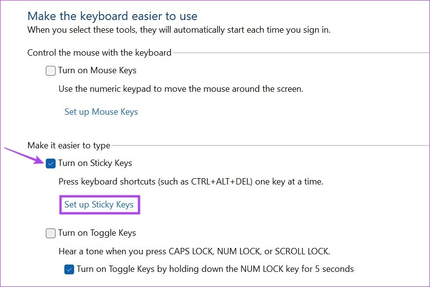 How-to-Turn-Off-Sticky-Keys-in-Windows-11-13 5 طرق سهلة لإيقاف تشغيل Sticky Keys في Windows 11