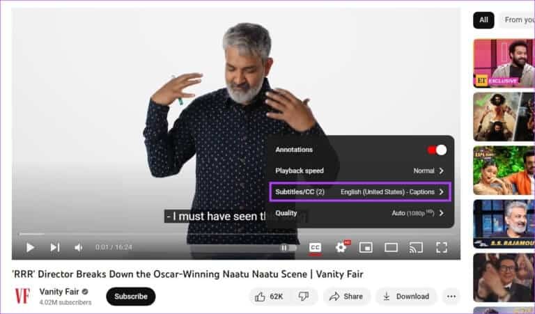 How-to-Turn-Subtitles-on-or-off-on-YouTube-4-768x451-1 كيفية تشغيل (أو إيقاف) الترجمات على YouTube