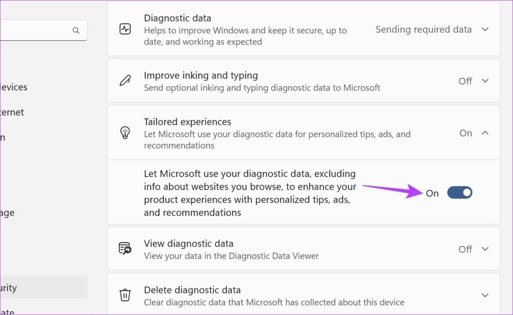 4 طرق لإيقاف تشغيل جمع التتبع عن بُعد Telemetry Collection على Windows 11 - %categories