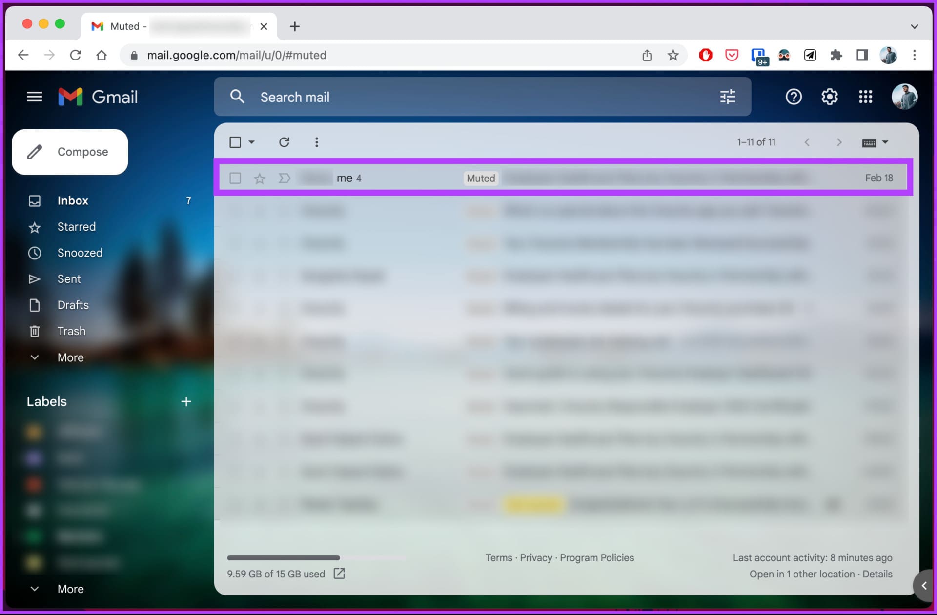 كيفية إلغاء كتم رسائل البريد الإلكتروني في Gmail على سطح المكتب أو الهاتف المحمول - %categories