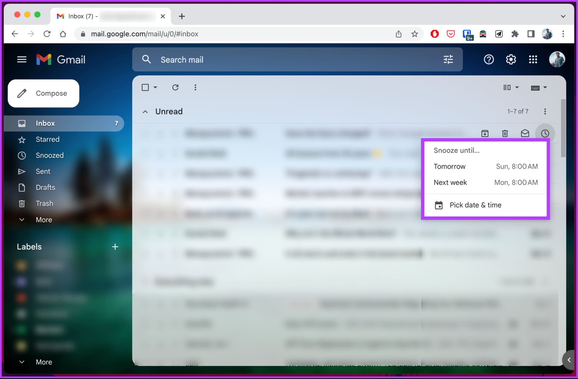 How-to-Unmute-Email-in-Gmail_20 كيفية إلغاء كتم رسائل البريد الإلكتروني في Gmail على سطح المكتب أو الهاتف المحمول