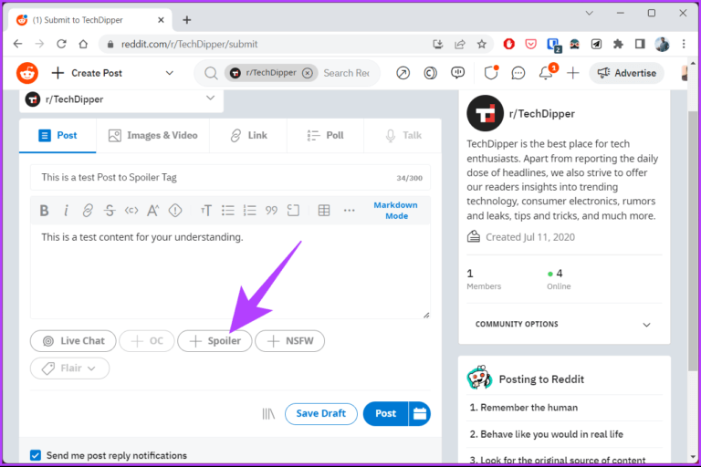 How-to-Use-Reddit-Spoiler-Tag_34-768x512-1 كيفية استخدام علامات Reddit Spoiler على تطبيقات سطح المكتب والجوال