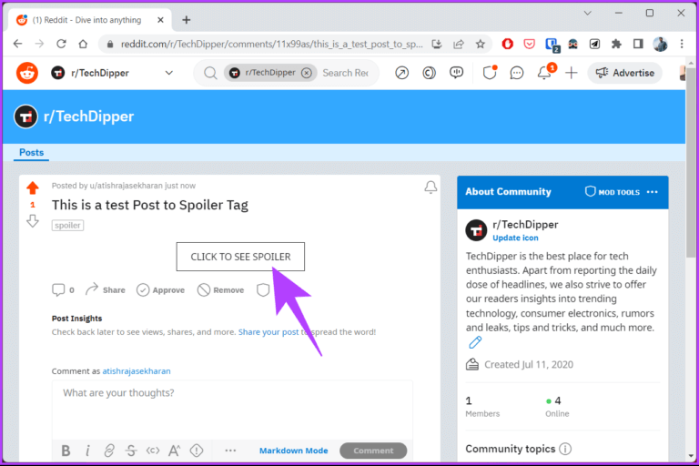 How-to-Use-Reddit-Spoiler-Tag_36-768x512-1 كيفية استخدام علامات Reddit Spoiler على تطبيقات سطح المكتب والجوال