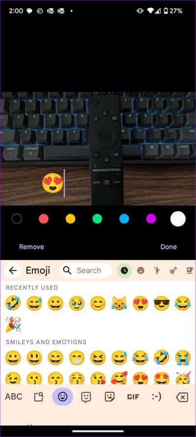 How-to-add-emojis-to-pictures-on-Android-8 أفضل 4 طرق لوضع Emojis في صورة على Android