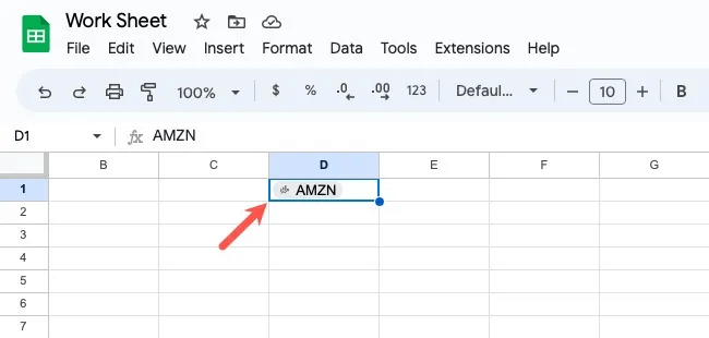Inserted-Smart-Chip-Finance-Google-Sheets.jpg كيفية تتبع الأسهم في Google Sheets