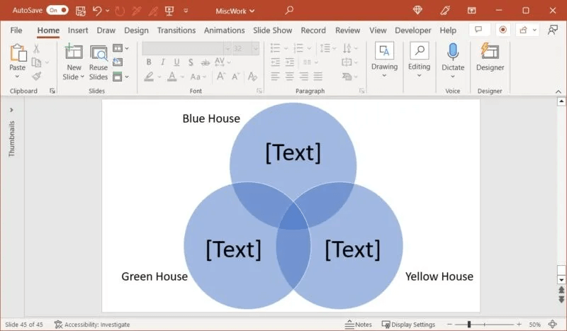 كيفية إنشاء مخطط Venn في Microsoft PowerPoint - %categories