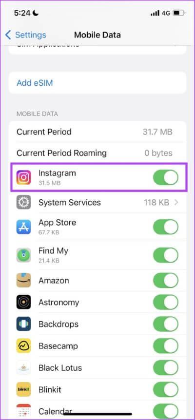 ما مقدار البيانات التي يستخدمها Instagram و 4 طرق لتقليلها - %categories