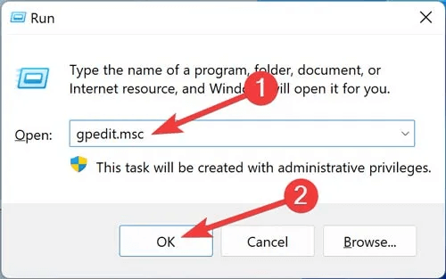 Local-Group-Policy-Opening-Local-Policy-Editor.jpg كيفية إعادة تعيين إعدادات نهج المجموعة في Windows