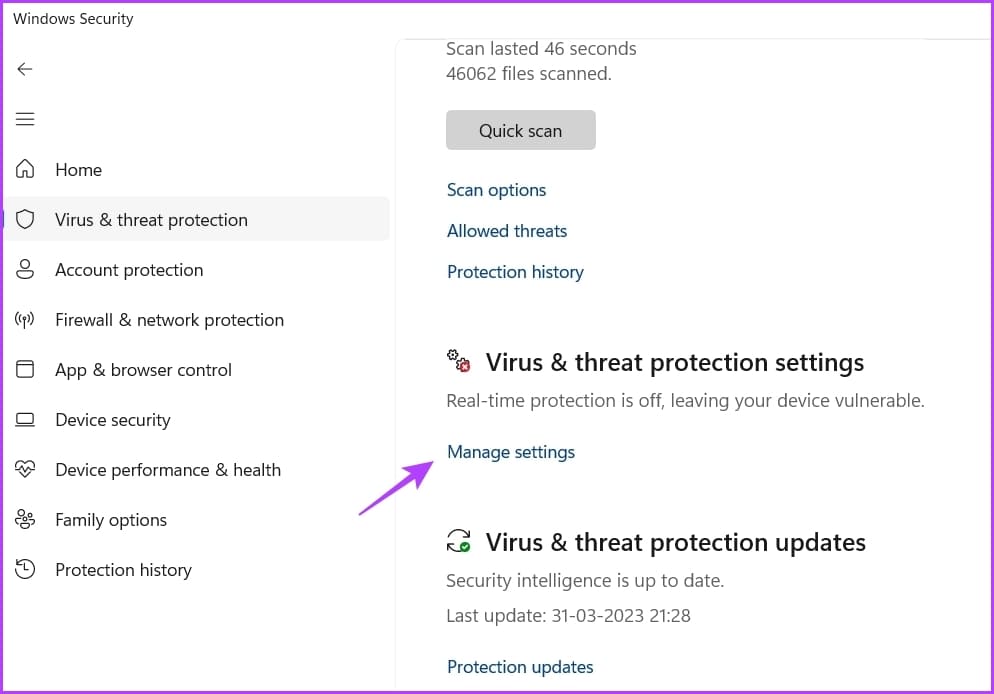 Manage-settings-6-1 7 طرق سريعة لإصلاح خطأ "تأكد من أن المجلد المؤقت temp الخاص بك صالح" على Windows 11