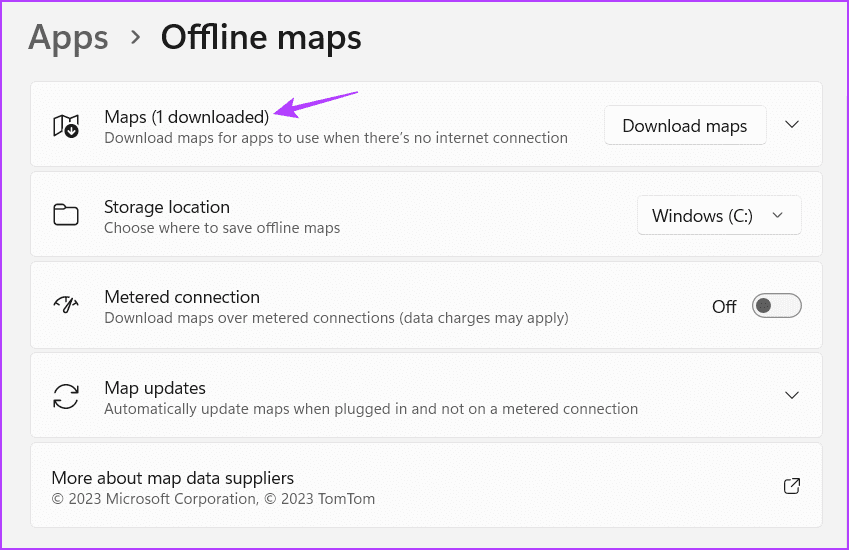 Maps 3 طرق سريعة لتمكين أو تعطيل التحديث التلقائي للخرائط دون اتصال في Windows 11