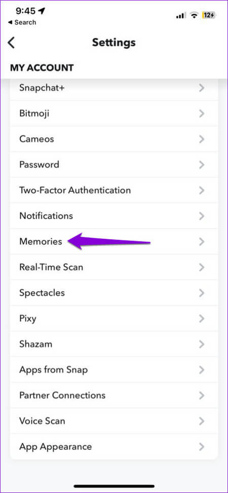 Memories-in-Snapchat-App-474x1024-1 أفضل 7 طرق لإصلاح عدم الاحتفاظ بنسخة احتياطية من الذكريات على Snapchat على Android و iPhone