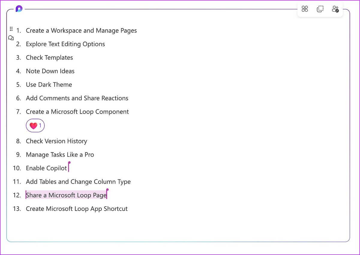 Microsoft-Loop-tips-12 أفضل 11 نصيحة لبدء استخدام Microsoft Loop