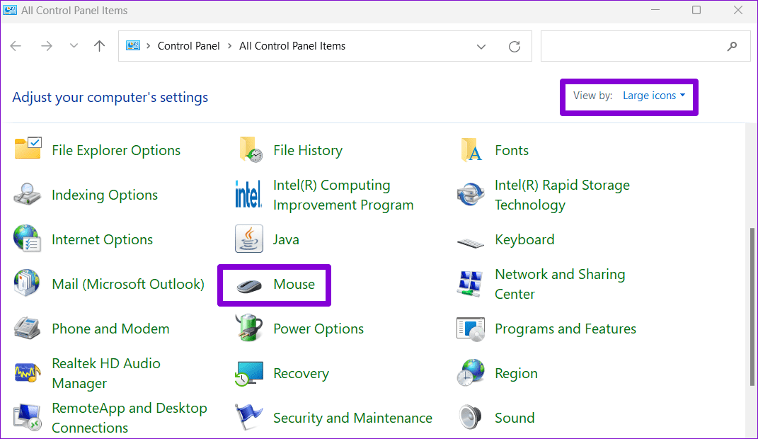 Mouse-Settings-on-Windows أفضل 3 طرق لزيادة أو تقليل حساسية لوحة اللمس على أجهزة الكمبيوتر المحمولة Windows 11