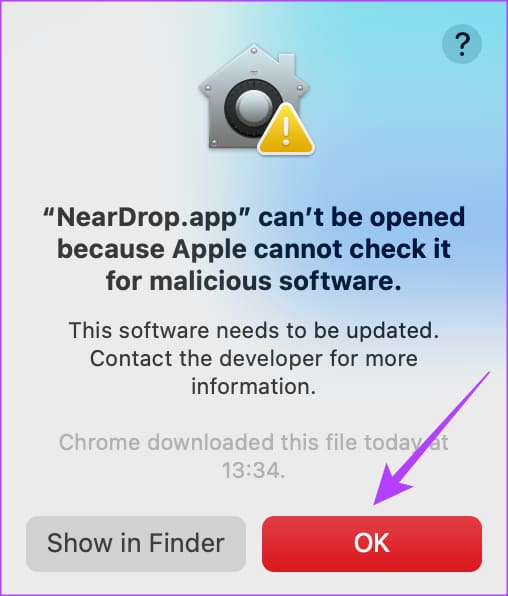 Nearby-Share-Mac-4 كيفية استخدام ميزة Nearby Share على Mac لنقل الملفات من Android