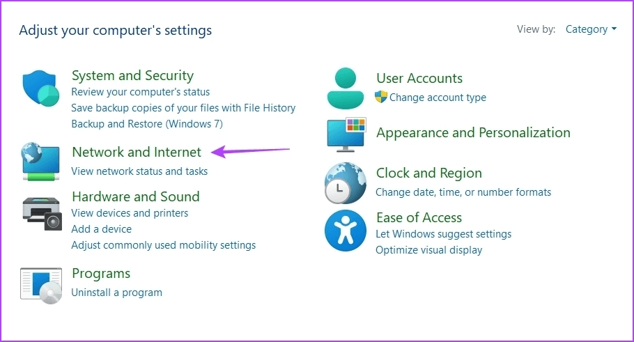 Network-and-Internet-3 4 أفضل الطرق للتحقق من وقت تشغيل جهاز الكمبيوتر على Windows 11