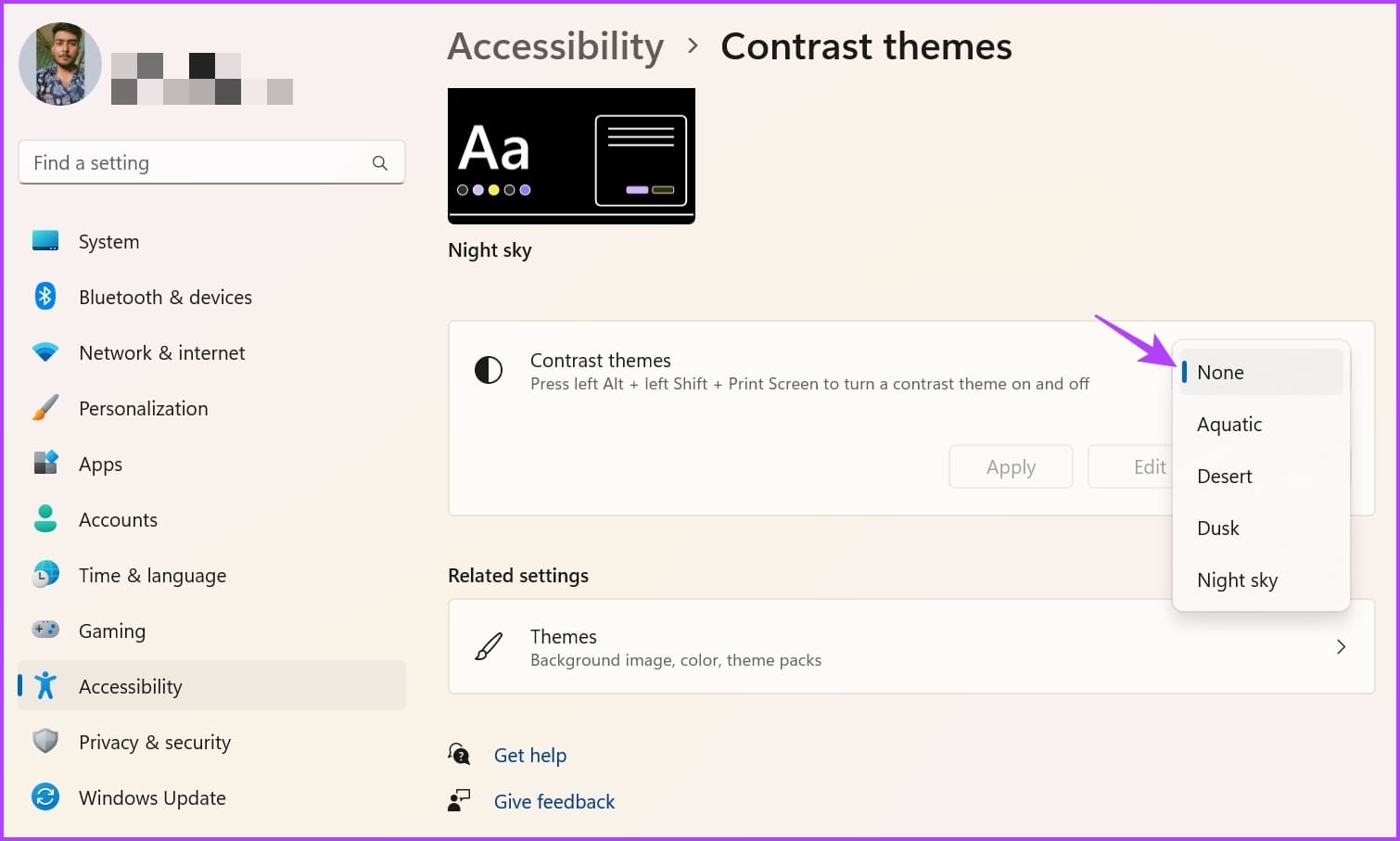 None-option-1 أفضل 6 طرق لإصلاح Windows 11 عالق في الوضع المظلم