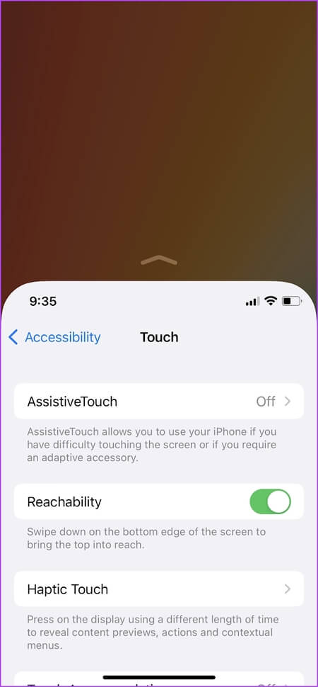 One-Handed-Mode-iPhone كيفية استخدام وضع التصفح بيد واحدة على iPhone و Android