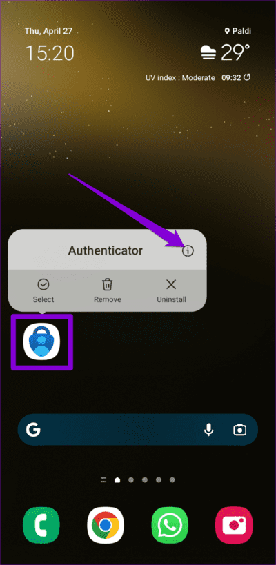 Open-Microsoft-Authenticator-App-Info-750x1536-1 أفضل 7 طرق لإصلاح عدم عمل Microsoft Authenticator على Android و iPhone