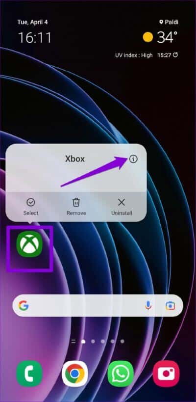 Open-Xbox-App-Info-500x1024-1 أفضل 8 طرق لإصلاح عدم عمل إشعارات تطبيق Xbox على Android و iPhone