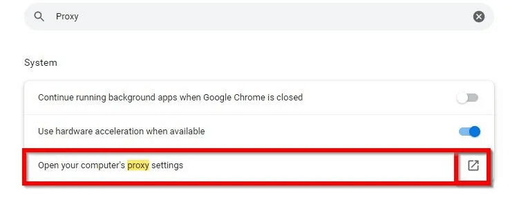 Open-your-Computers-Proxy-settings.jpg كيفية إصلاح خطأ "تم قطع اتصالك" على Windows