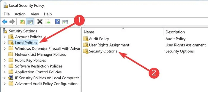 Privilege-is-Not-Held-Opening-security-options.jpg 4 طرق لإزالة الخطأ 0x80070522 من Windows