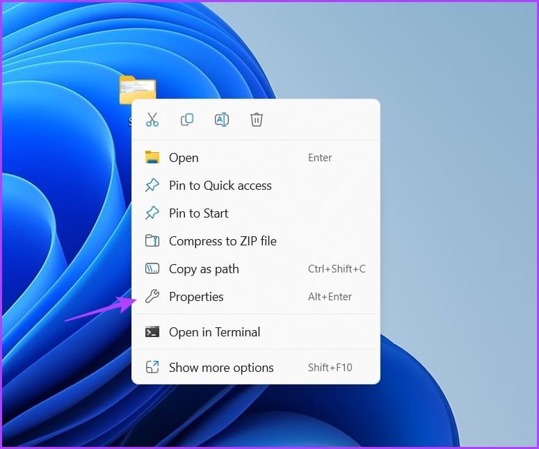 Properties-4 أفضل 7 طرق لإصلاح خطأ في فتح الملف للكتابة في Windows 11