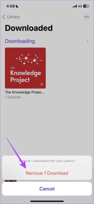 Remove-Download-474x1024-1 كيفية إيقاف تطبيق Podcasts من تنزيل العروض تلقائيًا على iPhone و iPad و Mac
