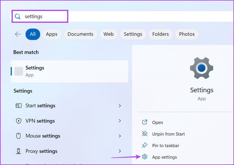 Reset-Settings-App-Using-Advanced-Settings أفضل 4 طرق لإعادة تعيين تطبيق الإعدادات في Windows 10 و Windows 11